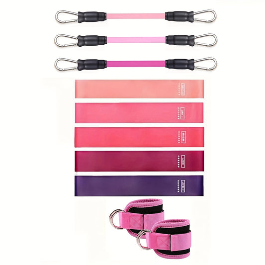 10-Piece Resistance Band & Ankle Strap Set
