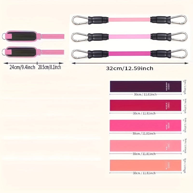 10-Piece Resistance Band & Ankle Strap Set