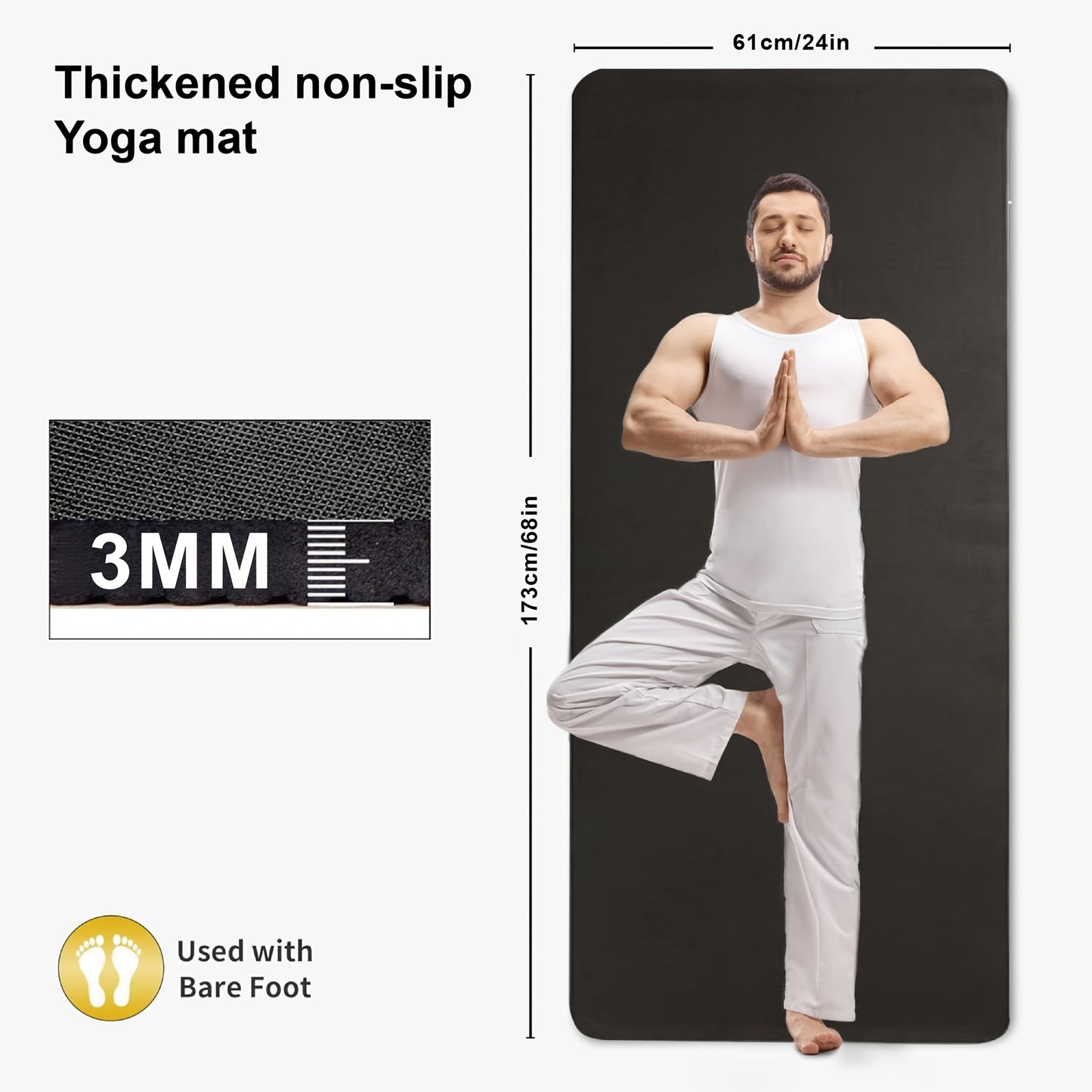 Non-Slip EVA Yoga Mat