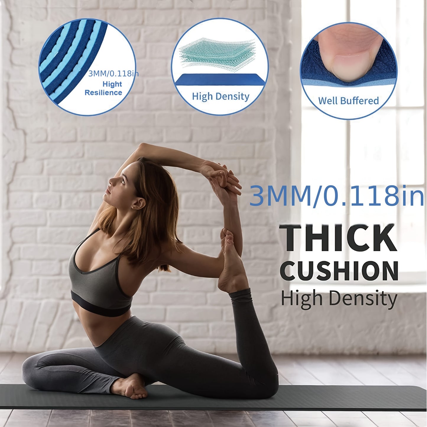 Non-Slip EVA Yoga Mat