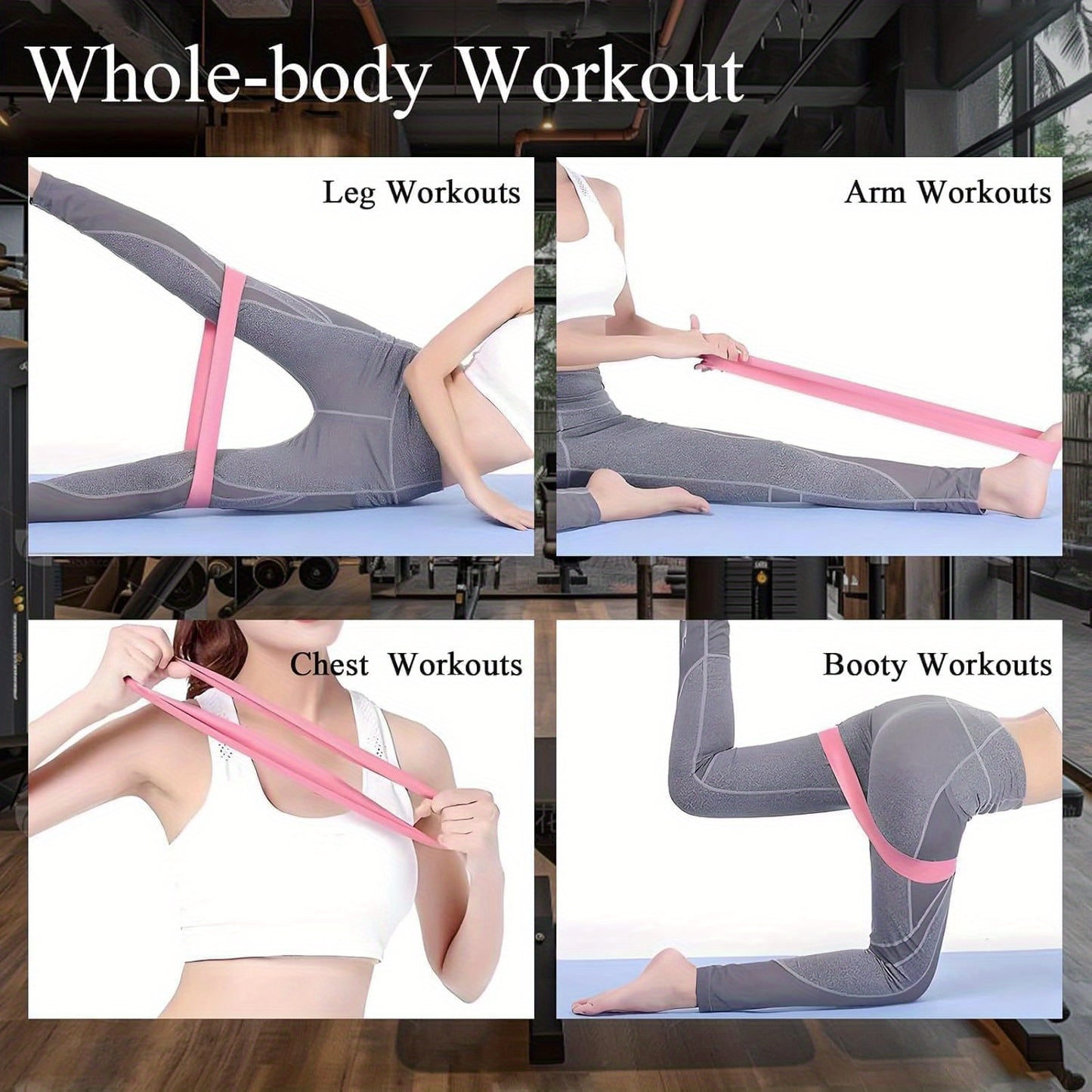 10-Piece Resistance Band & Ankle Strap Set